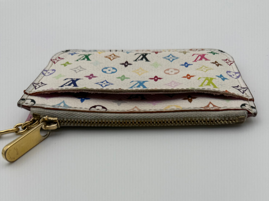 Louis Vuitton Monogram Multicolor Pochette Cles Coin Case Murakami Collection