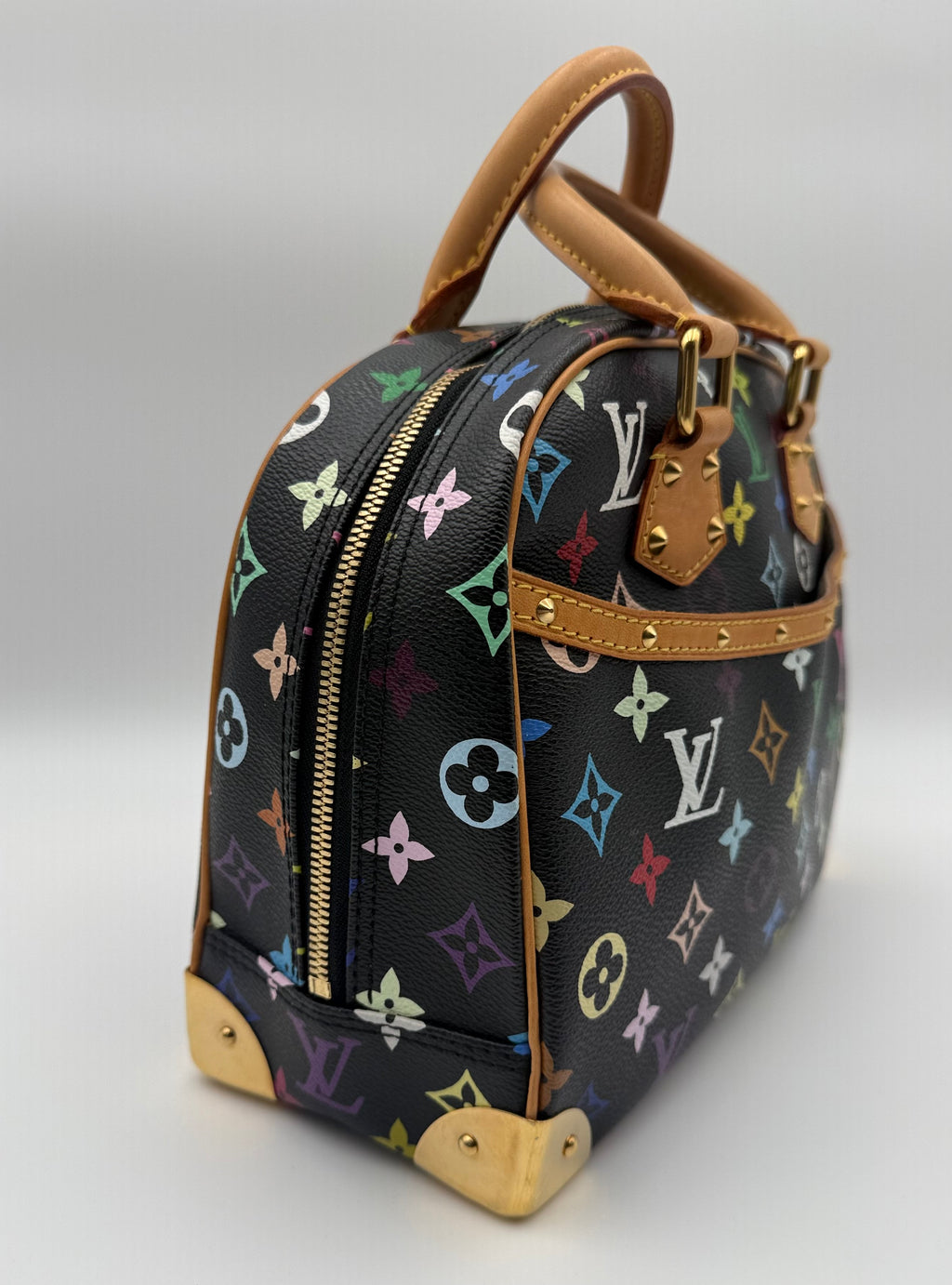 Louis Vuitton Murakami Multicolor Monogram Trouville Bag *Vintage*