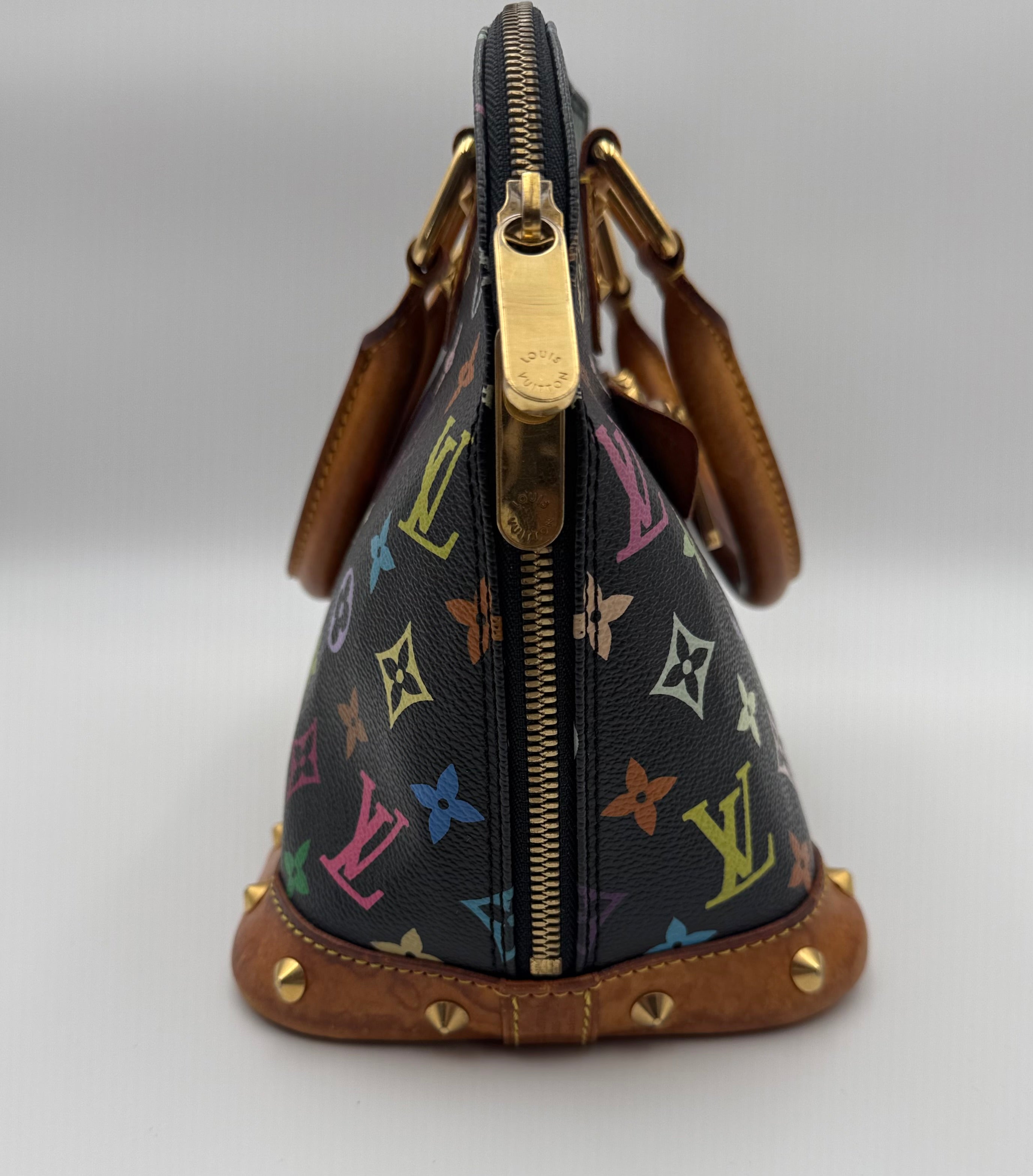 Louis Vuitton Black Multicolor Monogram Murakami Alma PM M92646