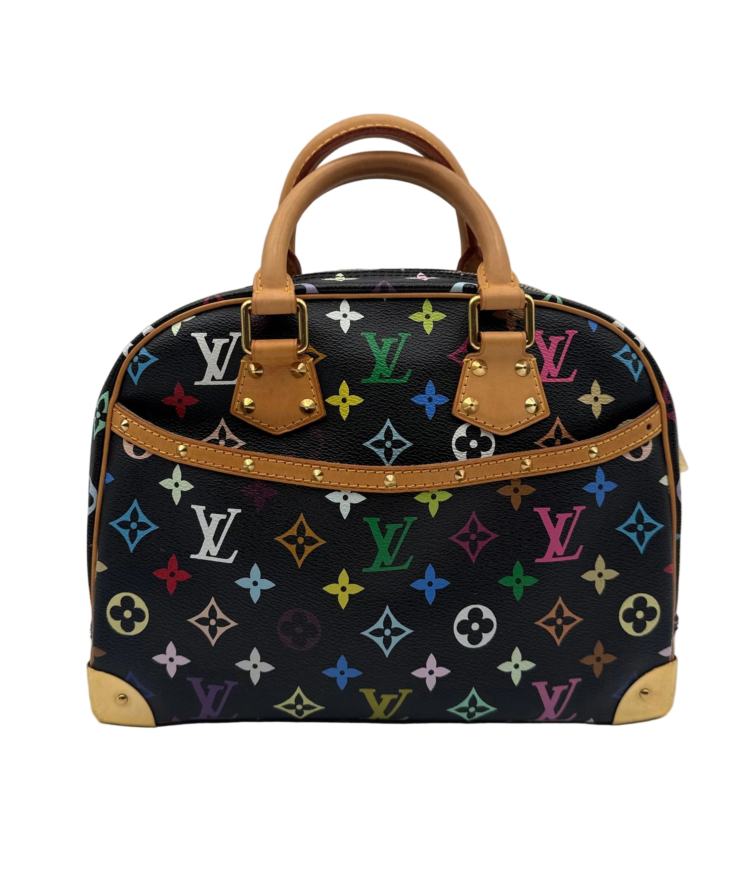 Louis Vuitton Murakami Multicolor Monogram Trouville Bag *Vintage*