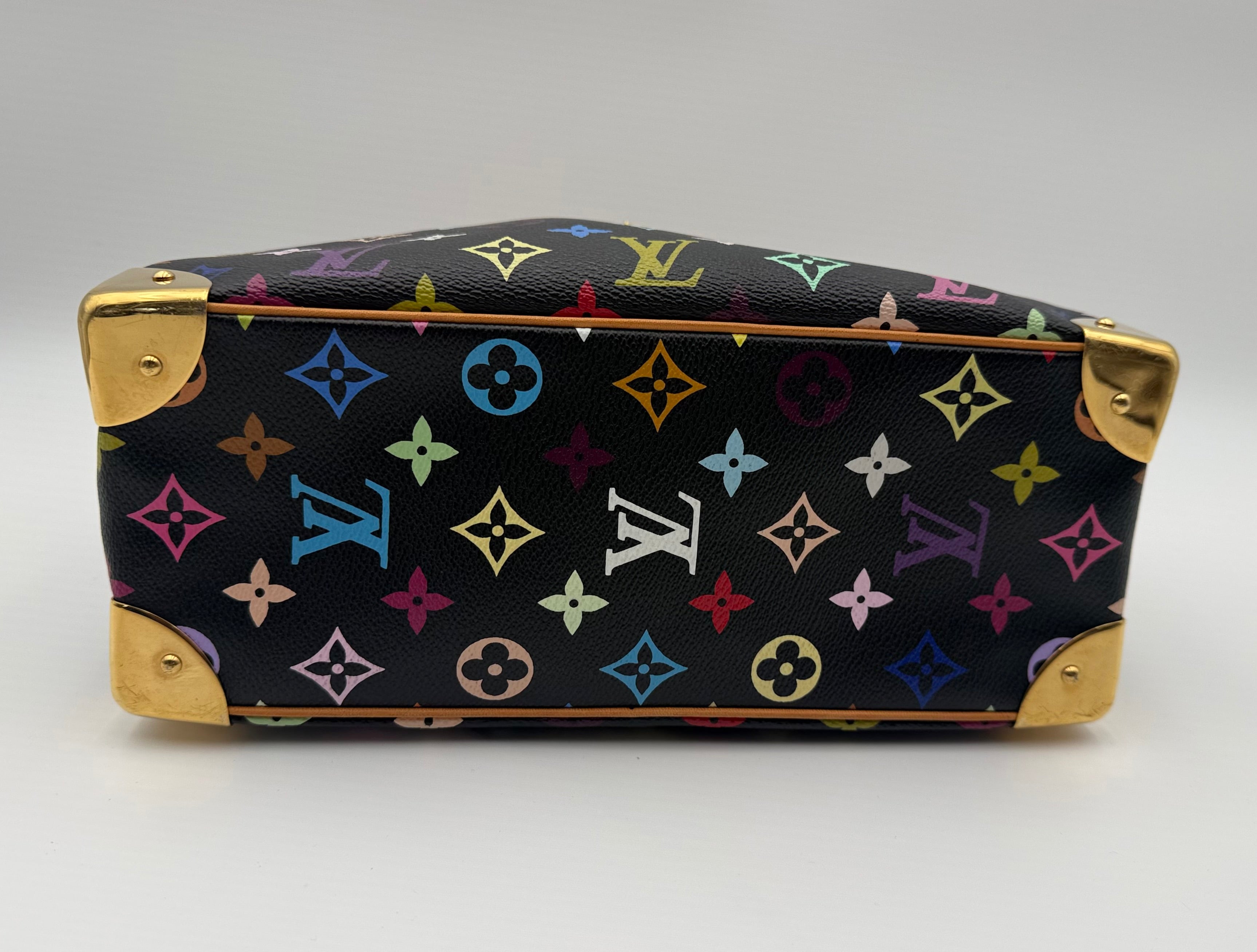 Louis Vuitton Murakami Multicolor Monogram Trouville Bag *Vintage*