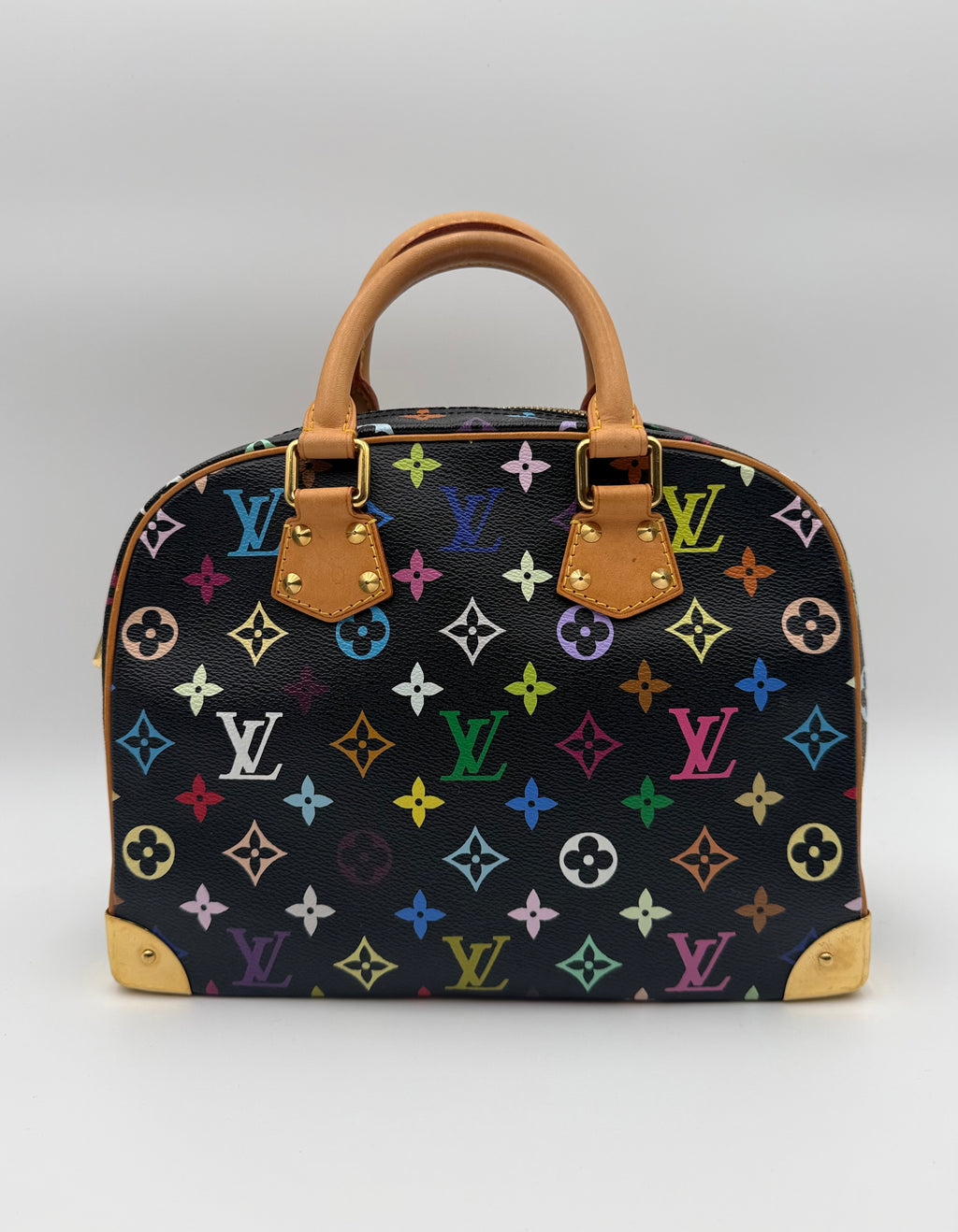 Louis Vuitton Murakami Multicolor Monogram Trouville Bag *Vintage*