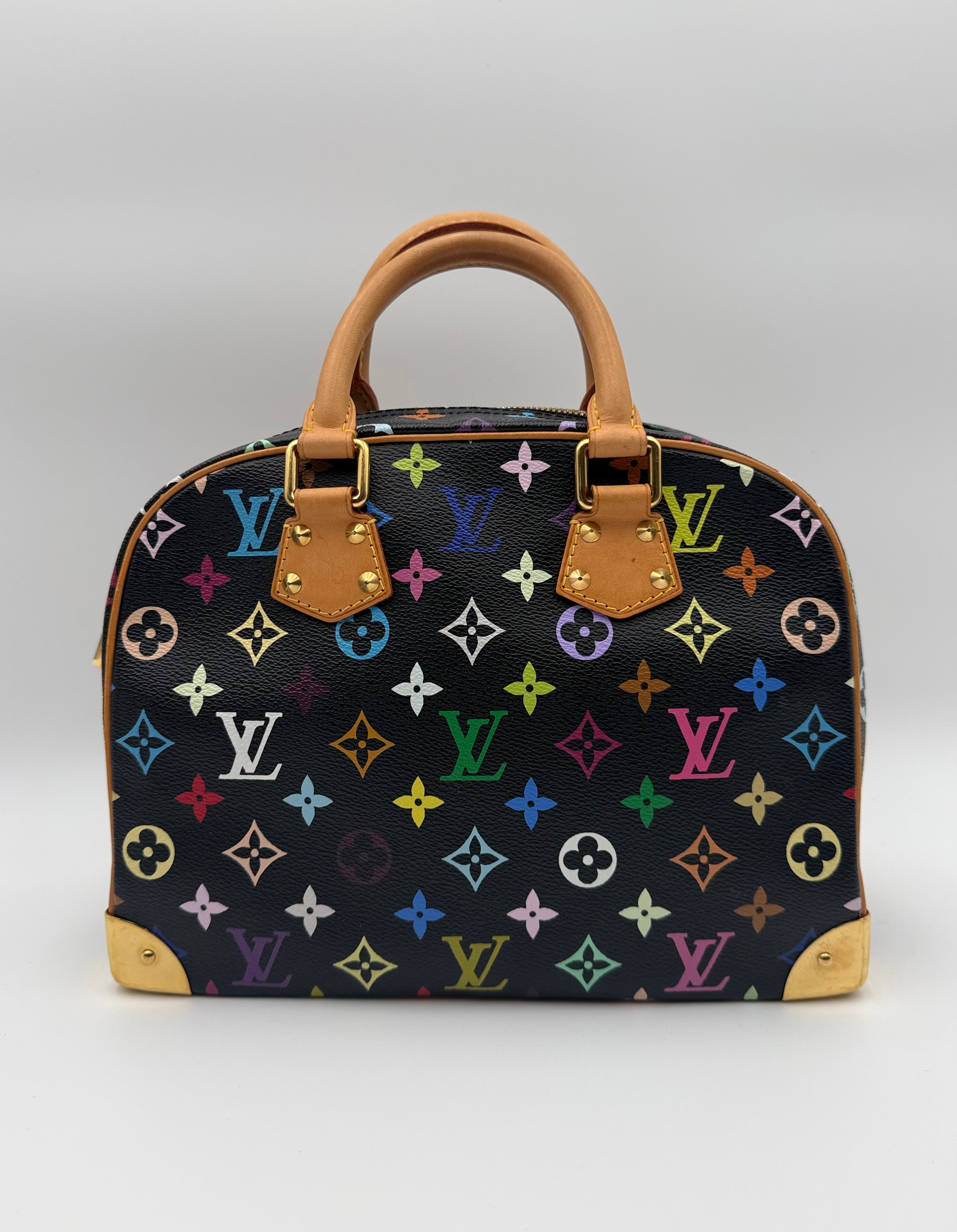 Louis Vuitton Murakami Multicolor Monogram Trouville Bag *Vintage*