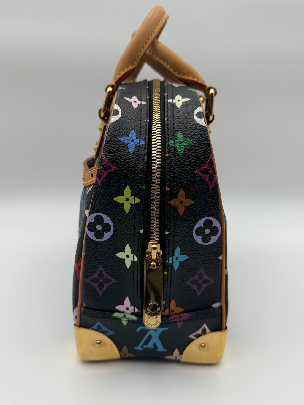 Louis Vuitton Murakami Multicolor Monogram Trouville Bag *Vintage*