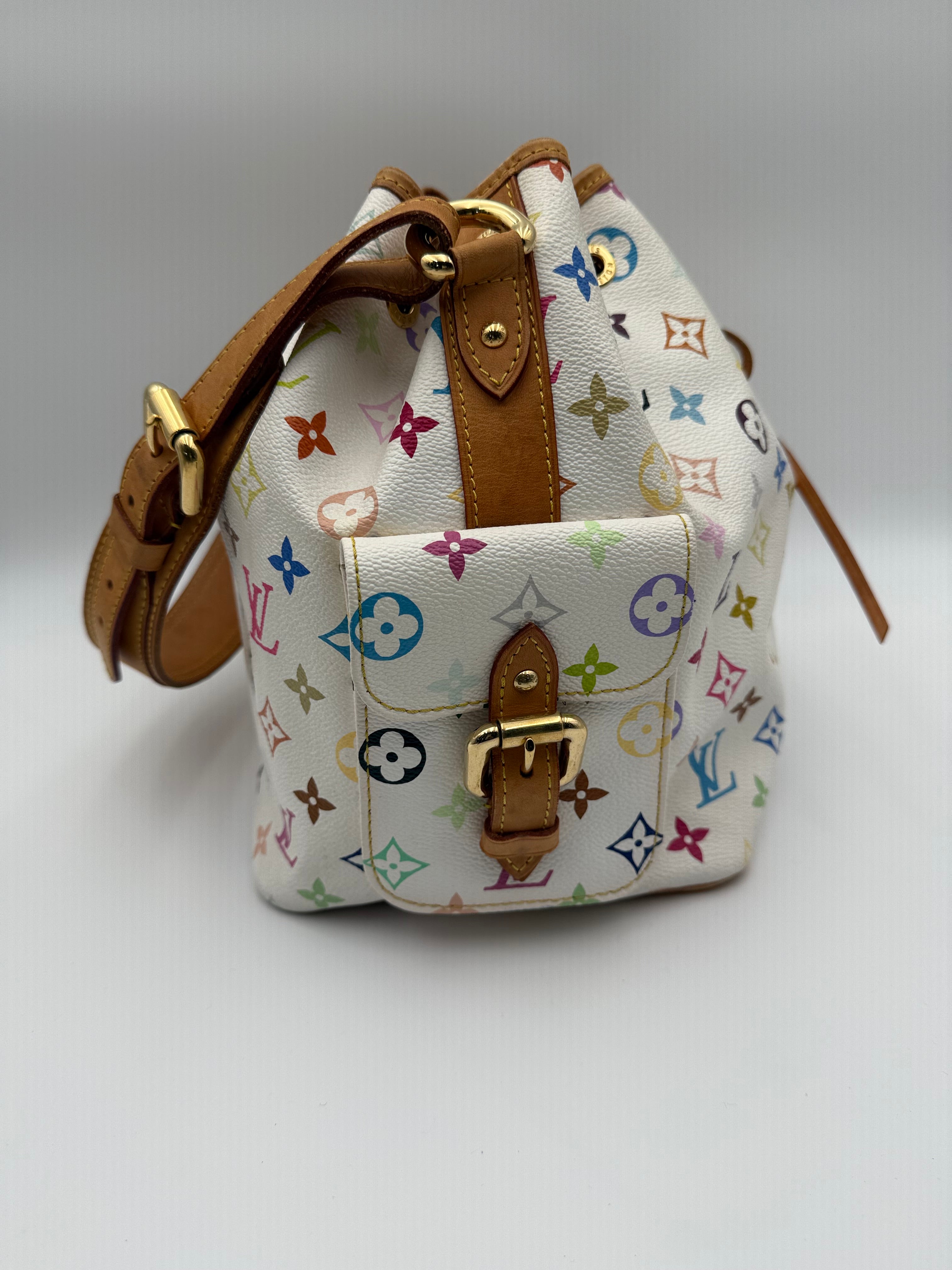 Louis Vuitton Petit Noe Multicolor Shoulder Bag Murakami Collection