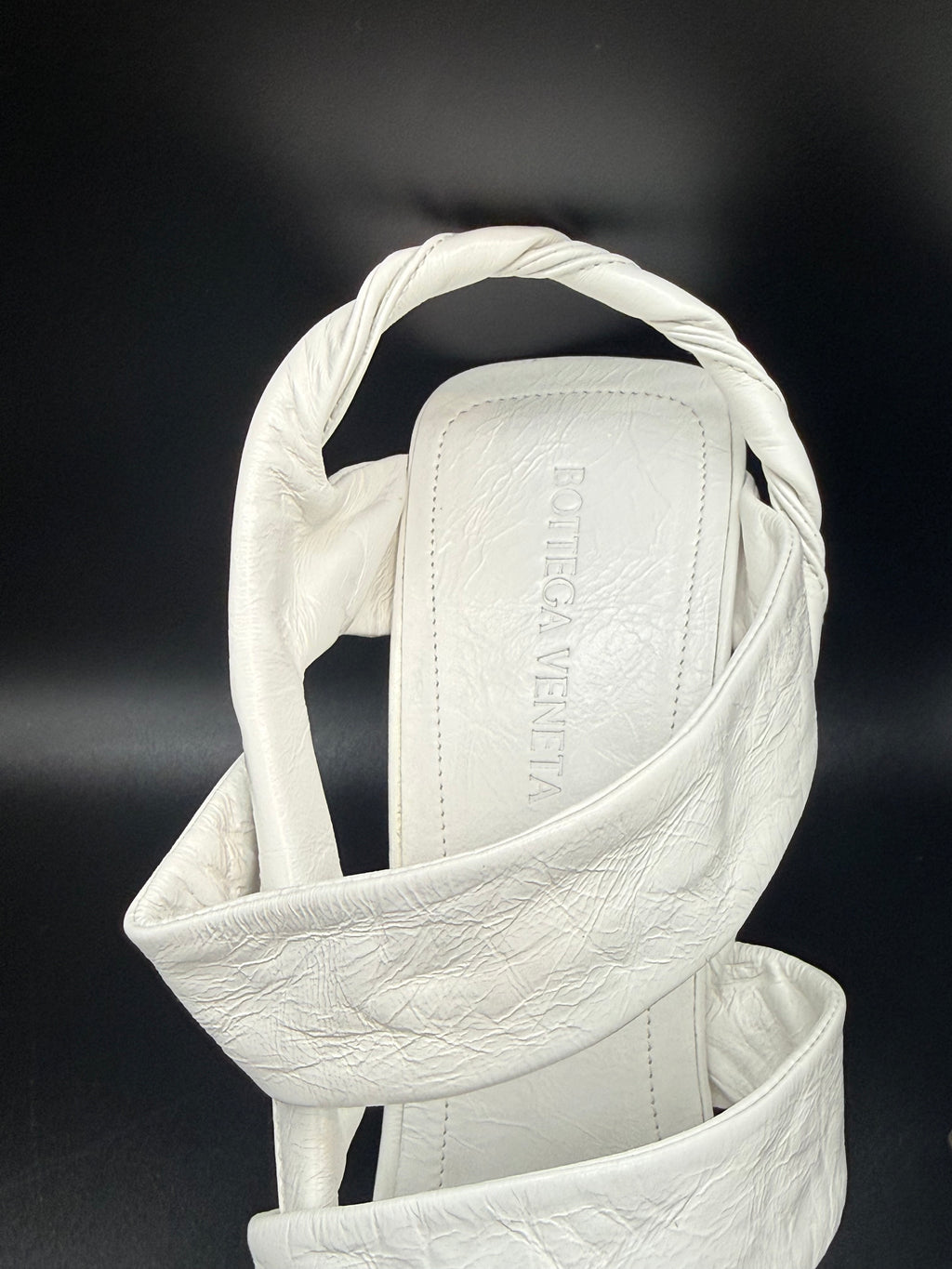 Bottega Veneta The Point Slingback Sandals in White Size 40 - Brand New
