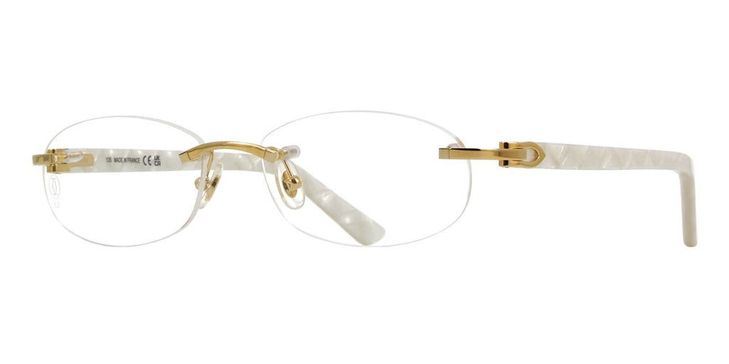 Cartier Oval Eyeglasses (CT0056O 002) *Brand New*
