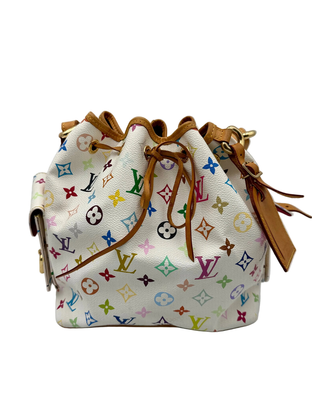 Louis Vuitton Petit Noe Multicolor Shoulder Bag Murakami Collection