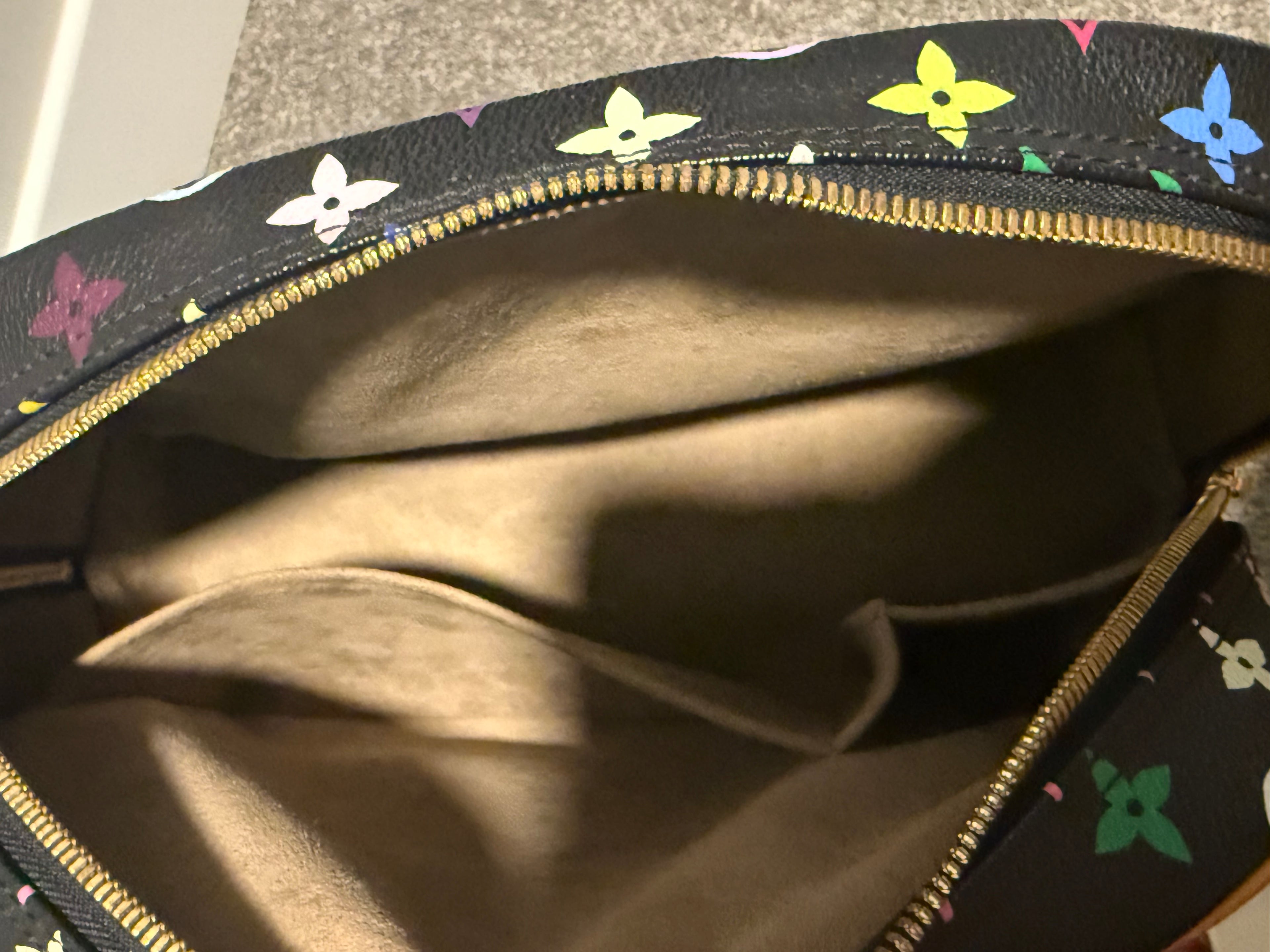 Louis Vuitton Murakami Multicolor Monogram Trouville Bag *Vintage*
