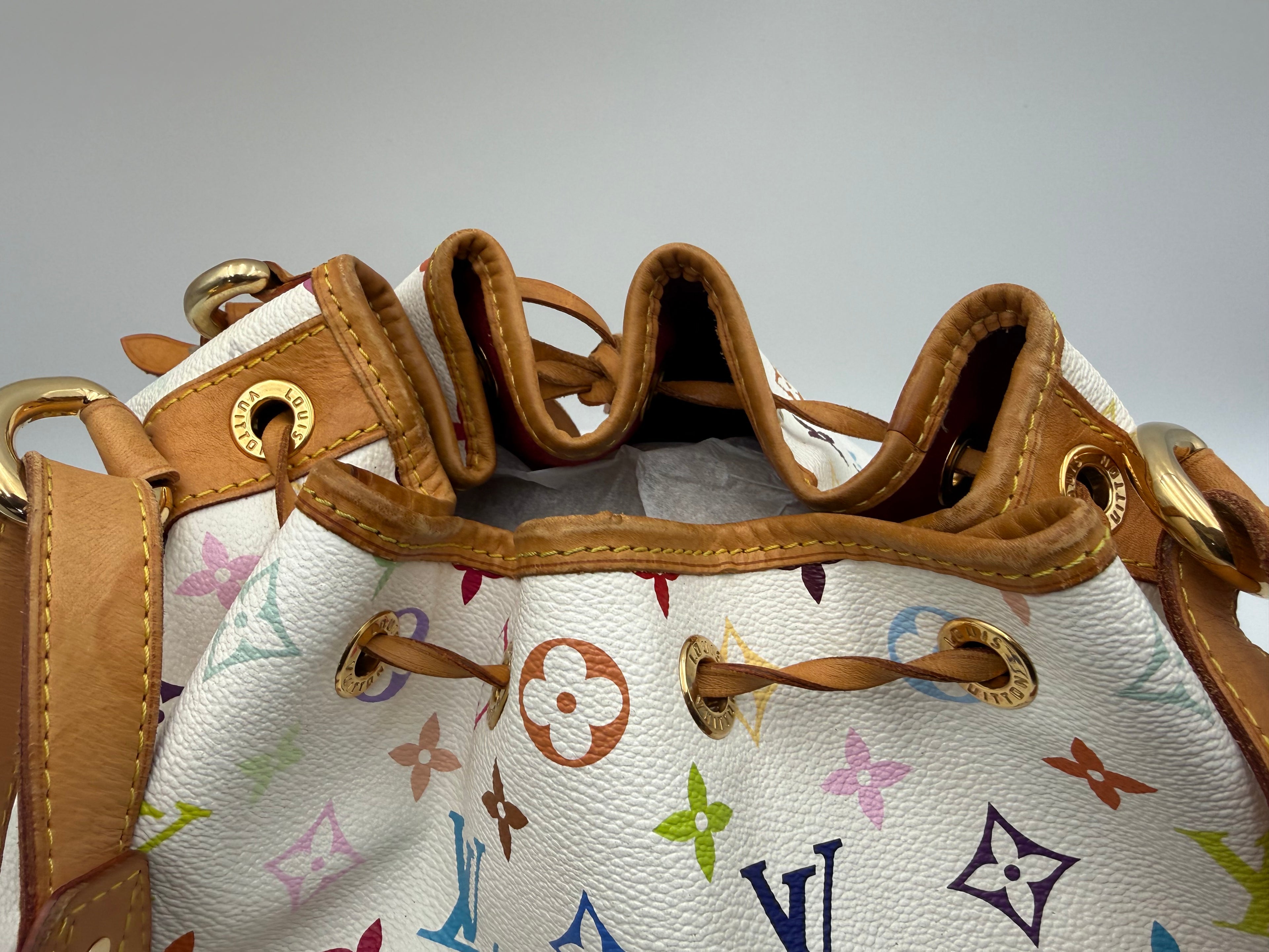 Louis Vuitton Petit Noe Multicolor Shoulder Bag Murakami Collection