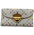 Louis Vuitton Multicolor Monogram Eugenie Long Wallet Murakami Collection