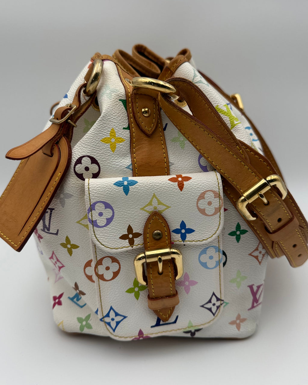 Louis Vuitton Petit Noe Multicolor Shoulder Bag Murakami Collection