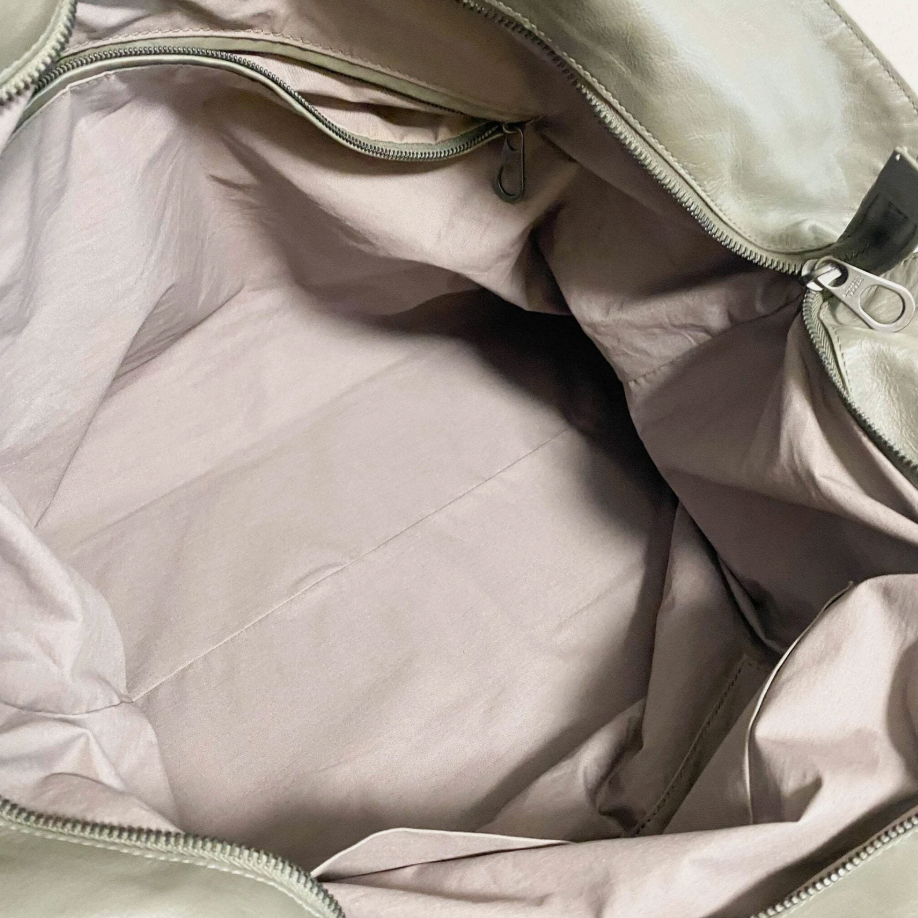 BOTTEGA VENETA Intrecciato Grey Boston Bag *Vintage*