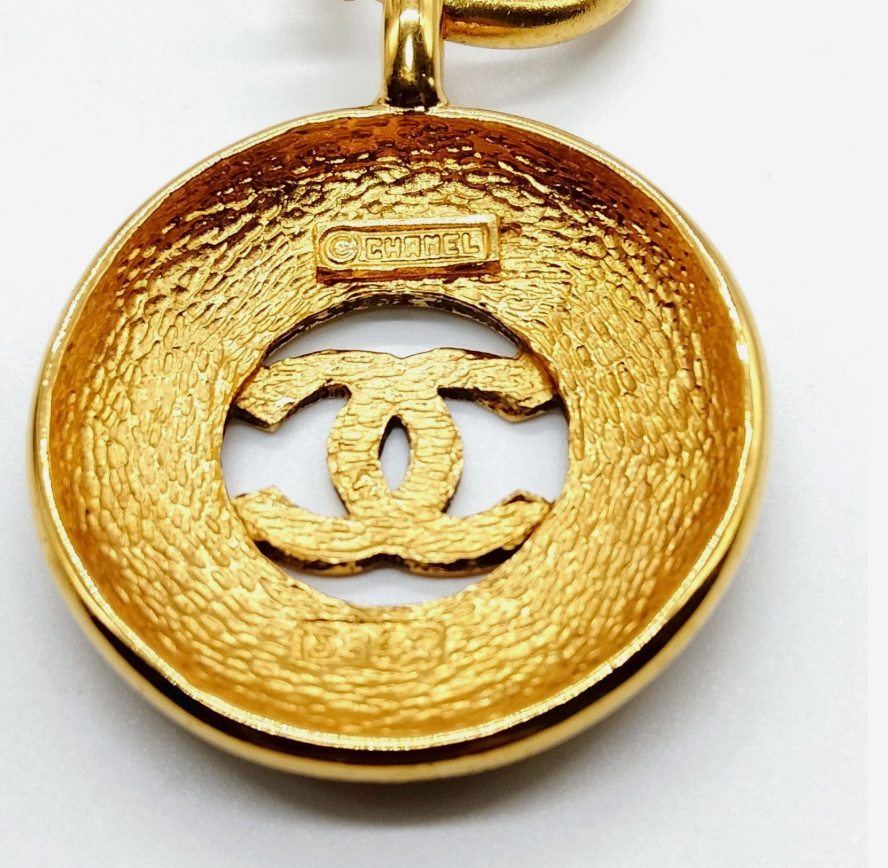 Chanel Sunburst Pendant Necklace *Vintage*