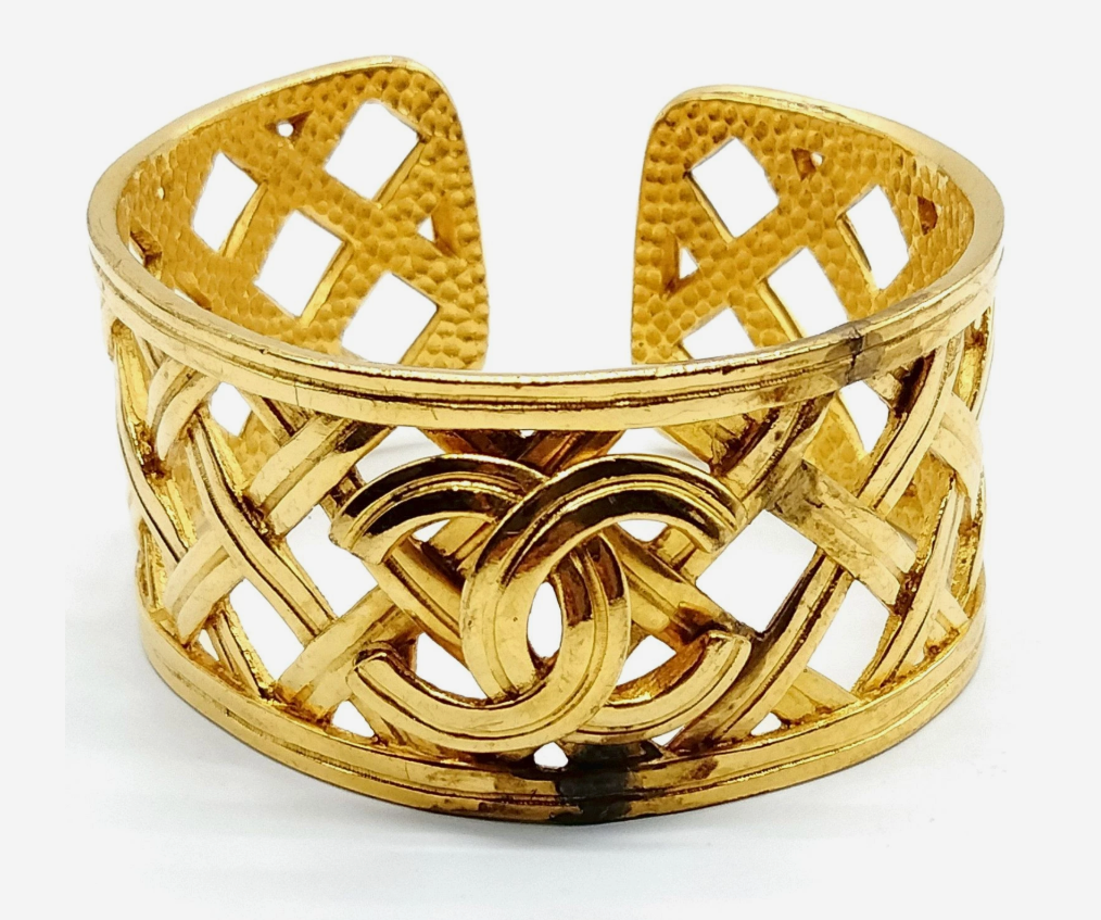 Chanel Bangle Gold 96P *Vintage*
