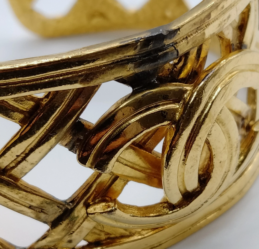 Chanel Bangle Gold 96P *Vintage*