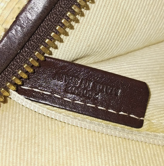 LOEWE Straw Amazona Beige and Brown Handbag *Vintage*