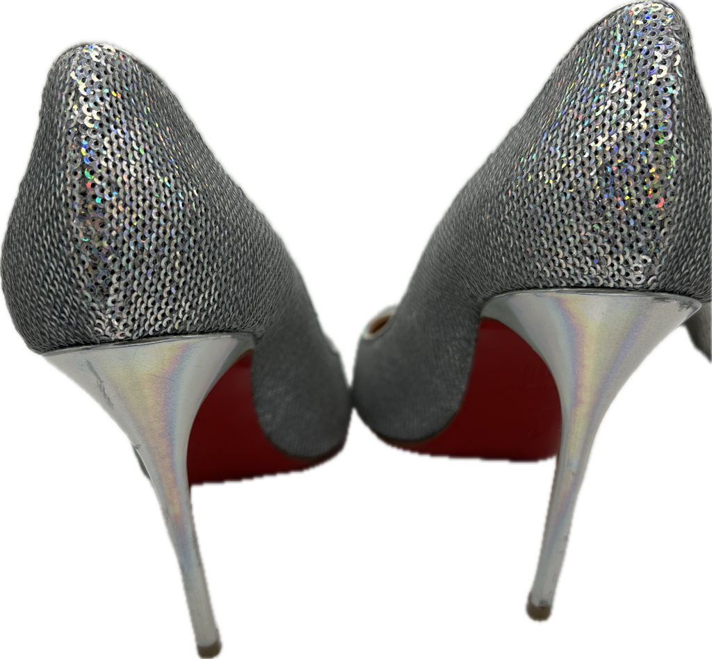 Christian Louboutin Kate 100mm Paill Hotfix Sequin Pumps - Size 39.5 *Pre-loved*