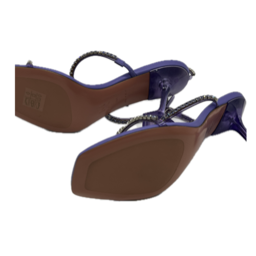 Amina Muaddi Gilda Glass Sandal - Size 39.5 *Brand New*