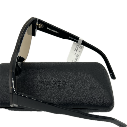 Balenciaga Black Shield 99mm Sunglasses *Brand New*