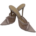 Gianvito Rossi Alisia Mesh & Leather in Mules Rosa Pink - Size 39.5 *Brand New*