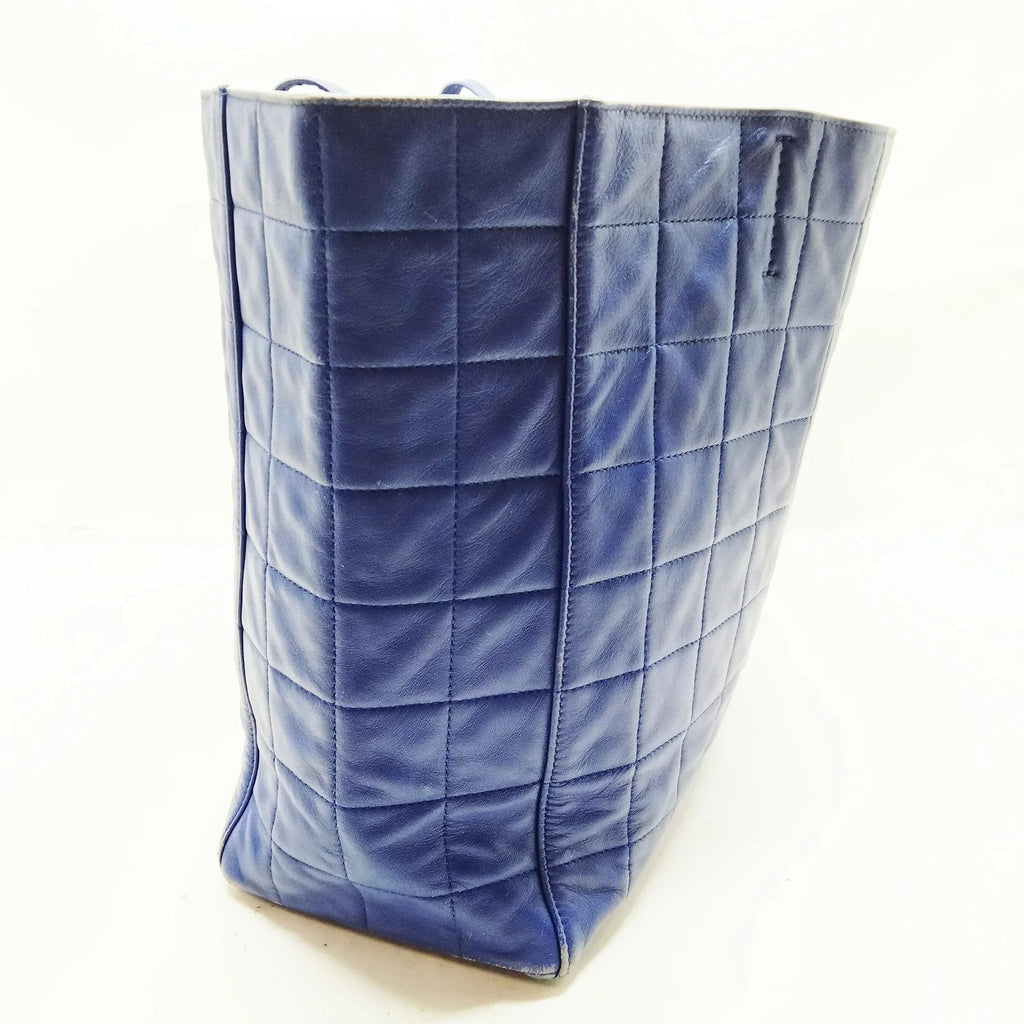 Celine Cabas Horizontal Quilted Leather Tote