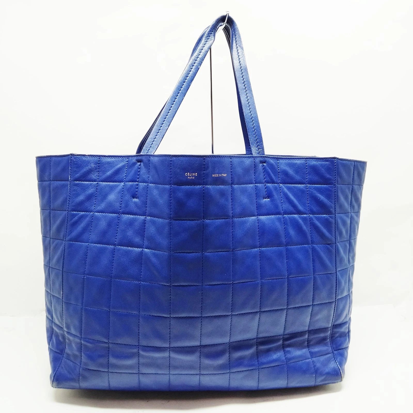 Celine Cabas Horizontal Quilted Leather Tote