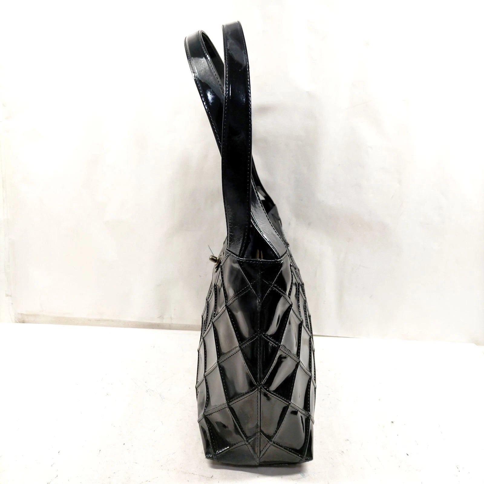 Chanel Quilted Patent Leather Bag