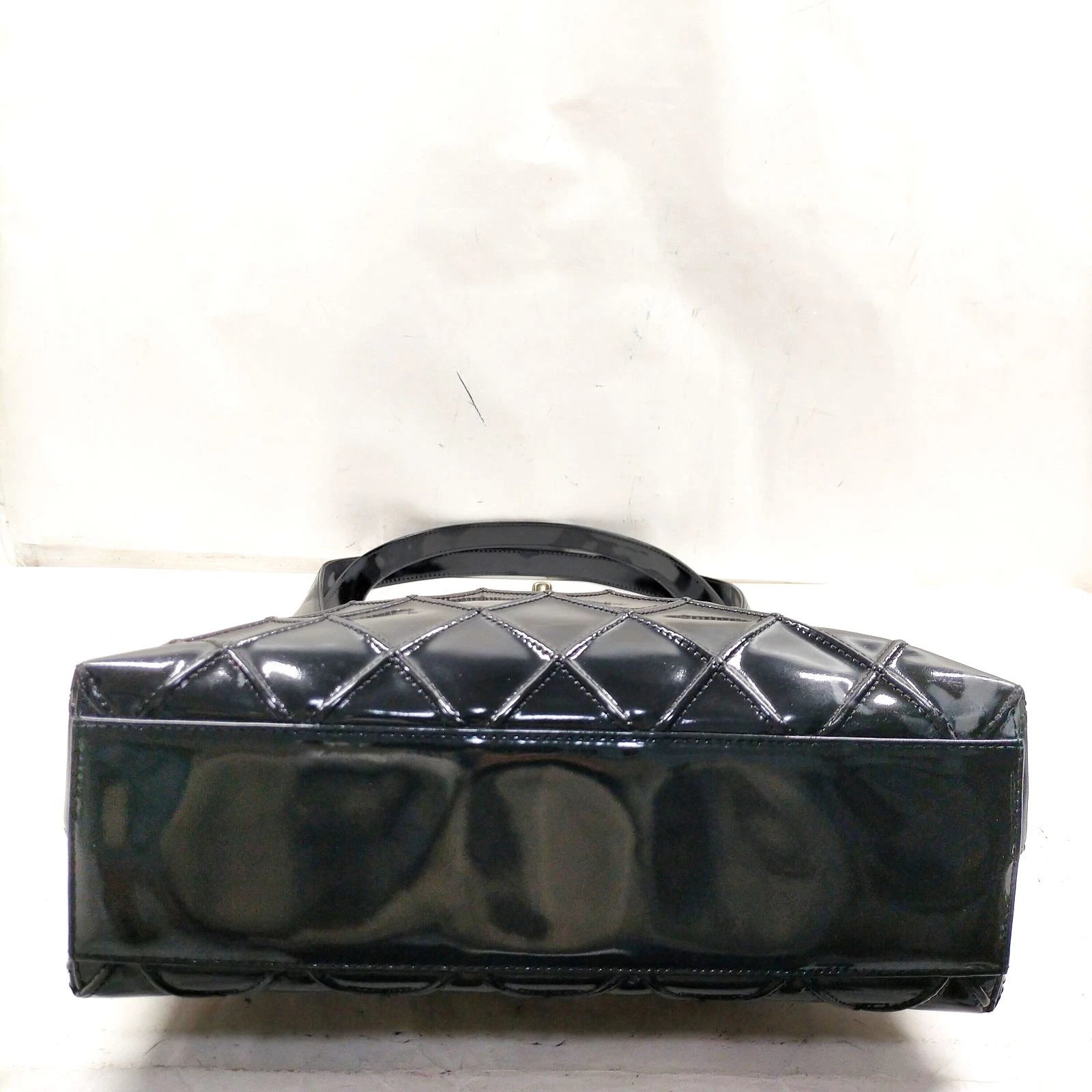 Chanel Quilted Patent Leather Bag