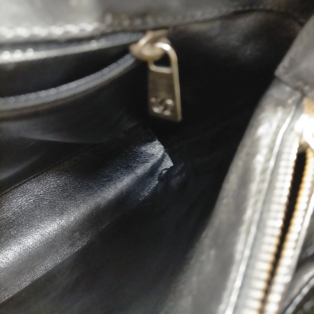 Chanel Quilted Patent Leather Bag