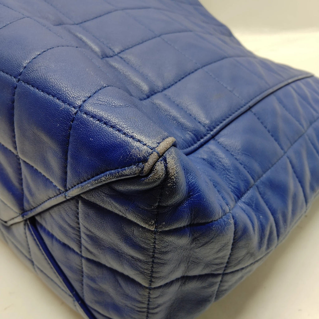 Celine Cabas Horizontal Quilted Leather Tote