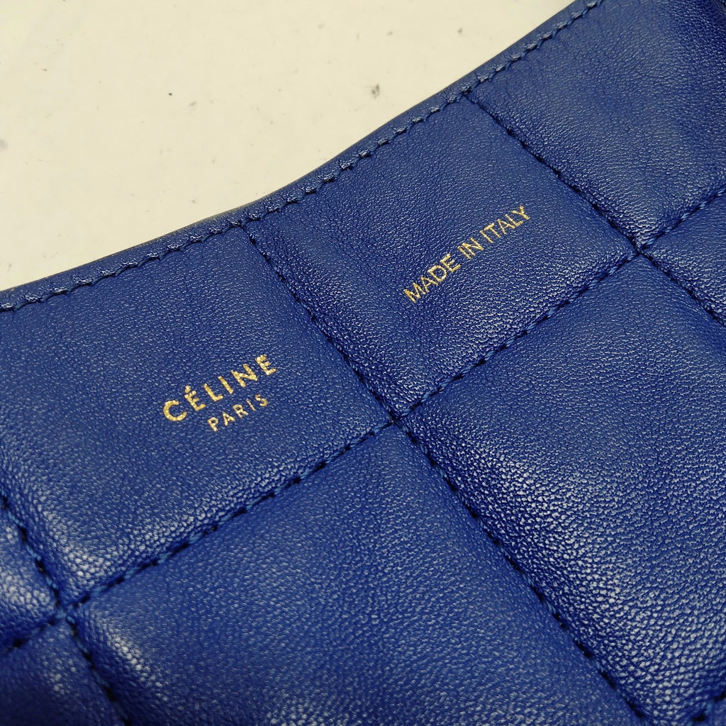Celine Cabas Horizontal Quilted Leather Tote
